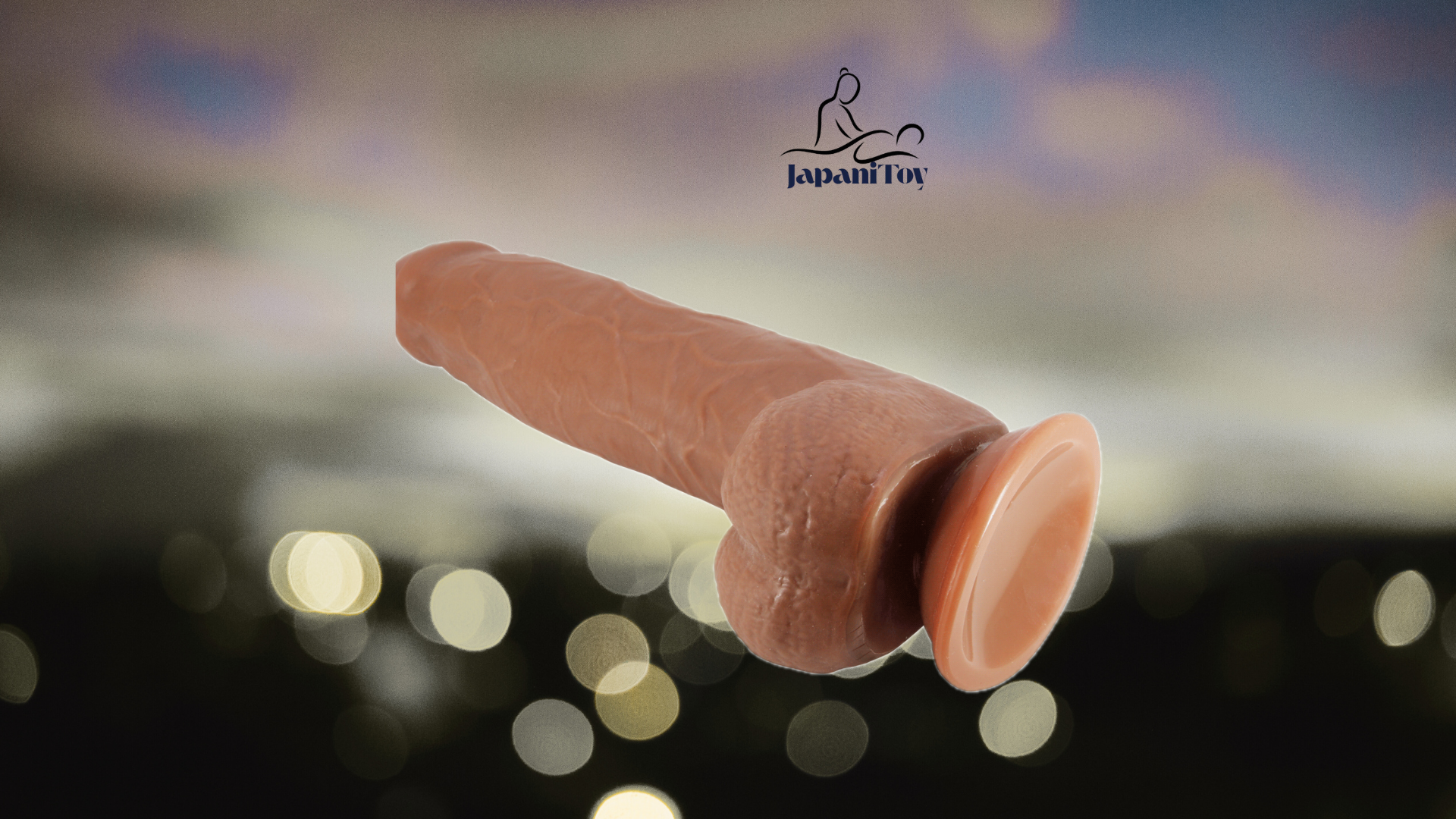 Vein-Covered Suction Dildo