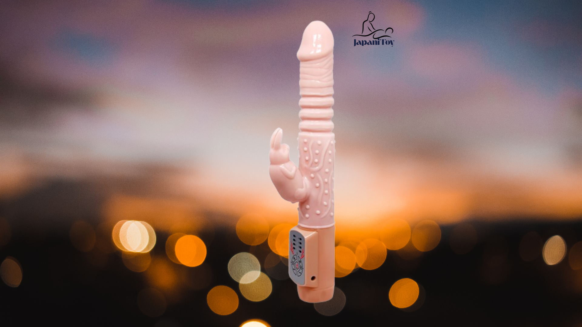 Premium sex toy for women Hot Bunny – Vibrating – Thrusting – Heating – Full body textured surface.